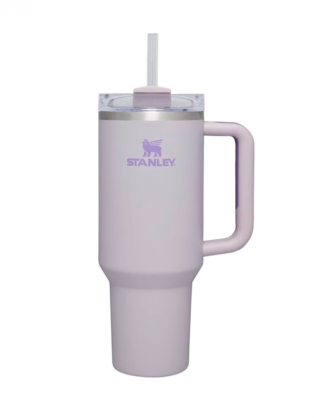 Stanley 40 oz Quencher H2.0 FlowState Tumbler Orchid + Water Bottle Straw Topper